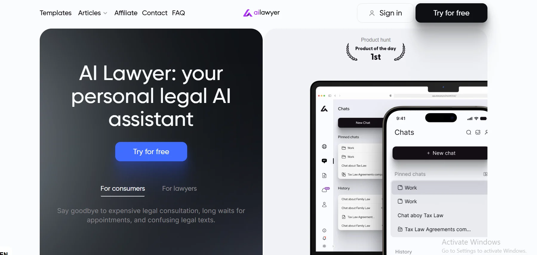 AI Lawyer your personal legal AI assistant