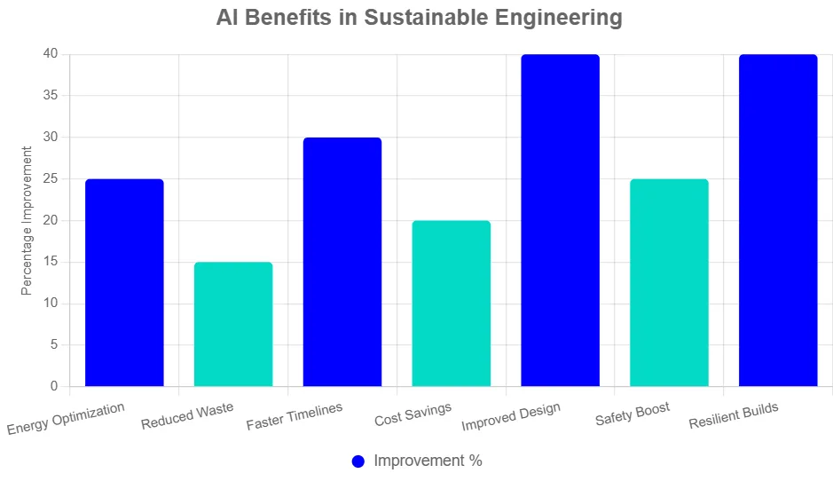 benefits of ai in sustainable engineering chart